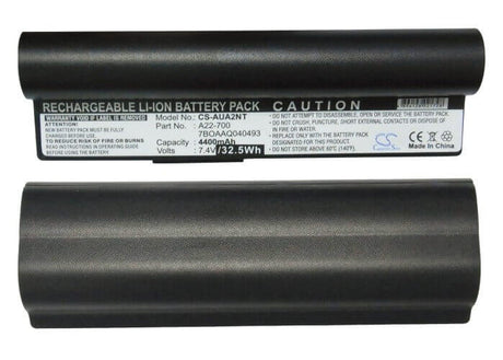 Black Battery For Asus Eee Pc 701, Eee Pc 701c, Eee Pc 800 7.4v, 4400mah - 32.56wh Notebook, Laptop Cameron Sino Technology Limited   