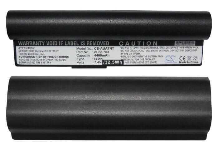 Black Battery For Asus Eee Pc 703, Eee Pc 900a, Eee Pc 900ha 7.4v, 4400mah - 32.56wh Notebook, Laptop Cameron Sino Technology Limited (Suspended)