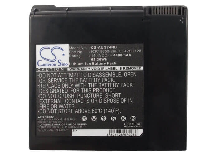 Notebook Battery For Asus G74, G74j, G74jh 14.4v, 4400mah - 63.36wh Notebook, Laptop Cameron Sino Technology Limited