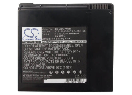 Notebook Battery For Asus G74, G74j, G74jh 14.4v, 4400mah - 63.36wh Notebook, Laptop Cameron Sino Technology Limited