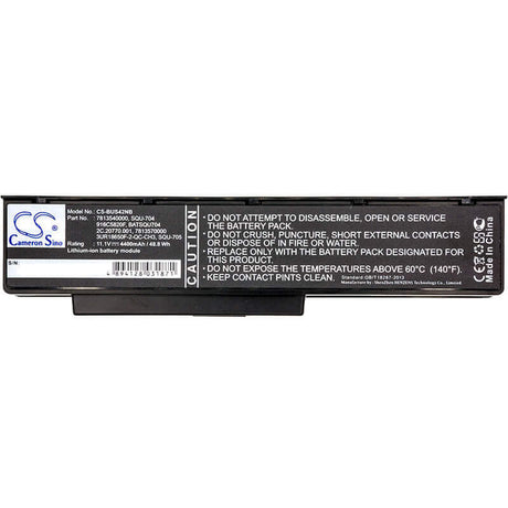 Black Battery For Benq Joybook R56, Joybook R42, Joybook C41 11.1v, 4400mah - 48.84wh Notebook, Laptop Cameron Sino Technology Limited   