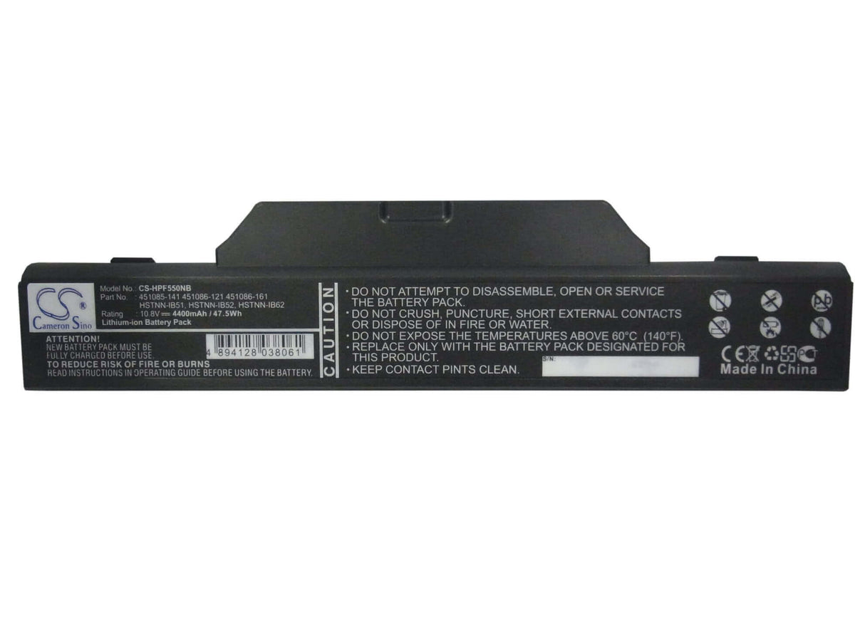 Black Battery For Compaq 511, 611 10.8v, 4400mah - 47.52wh Notebook, Laptop Cameron Sino Technology Limited   