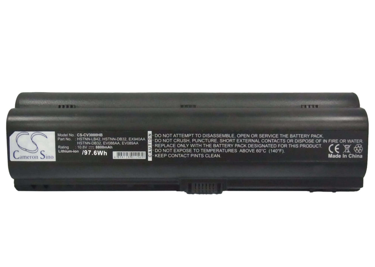 Black Battery For Compaq Presario A900, Presario C700, Presario C700em 10.8v, 8800mah - 95.04wh Notebook, Laptop Cameron Sino Technology Limited   