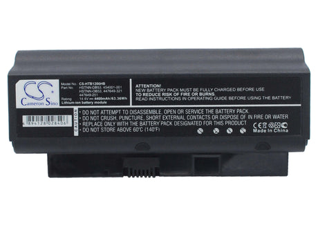 Black Battery For Compaq Presario B1200, Presario B1202vu, Presario B1223tu 14.4v, 4400mah - 63.36wh Notebook, Laptop Cameron Sino Technology Limited   