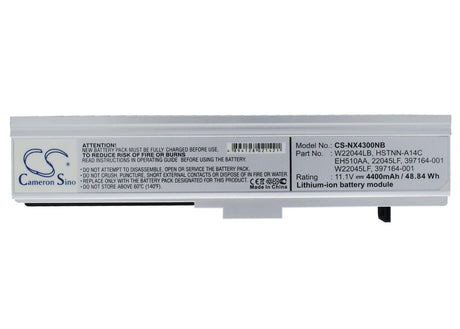 Black Battery For Compaq Presario B1800, Presario B1801tu, Presario B1802tu 11.1v, 4400mah - 48.84wh Notebook, Laptop Cameron Sino Technology Limited   