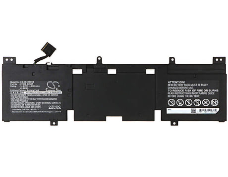 Black Battery For Dell Alienware Echo 13, Alienware 13, Alienware Qhd 14.8v, 3100mah - 45.88wh Notebook, Laptop Cameron Sino Technology Limited   