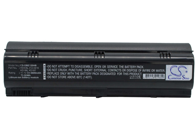 Notebook Battery For Dell Inspiron 1300, Inspiron B120, Inspiron B130 11.1v, 6600mah - 73.26wh Notebook, Laptop Cameron Sino Technology Limited