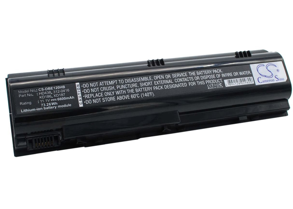 Notebook Battery For Dell Inspiron 1300, Inspiron B120, Inspiron B130 11.1v, 6600mah - 73.26wh Notebook, Laptop Cameron Sino Technology Limited