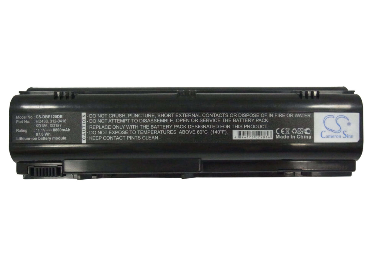 Notebook Battery For Dell Inspiron 1300, Inspiron B120, Inspiron B130 11.1v, 8800mah - 97.68wh Notebook, Laptop Cameron Sino Technology Limited