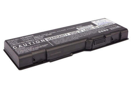Black Battery For Dell Inspiron 6000, Inspiron 9200, Inspiron 9300 11.1v, 4400mah - 48.84wh Notebook, Laptop Cameron Sino Technology Limited   