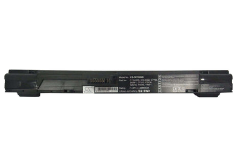 Black Battery For Dell Inspiron 700m, Inspiron 710m 14.8v, 2200mah - 32.56wh Notebook, Laptop Cameron Sino Technology Limited   