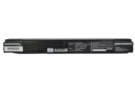 Black Battery For Dell Inspiron 700m, Inspiron 710m 14.8v, 4400mah - 65.12wh Notebook, Laptop Cameron Sino Technology Limited   