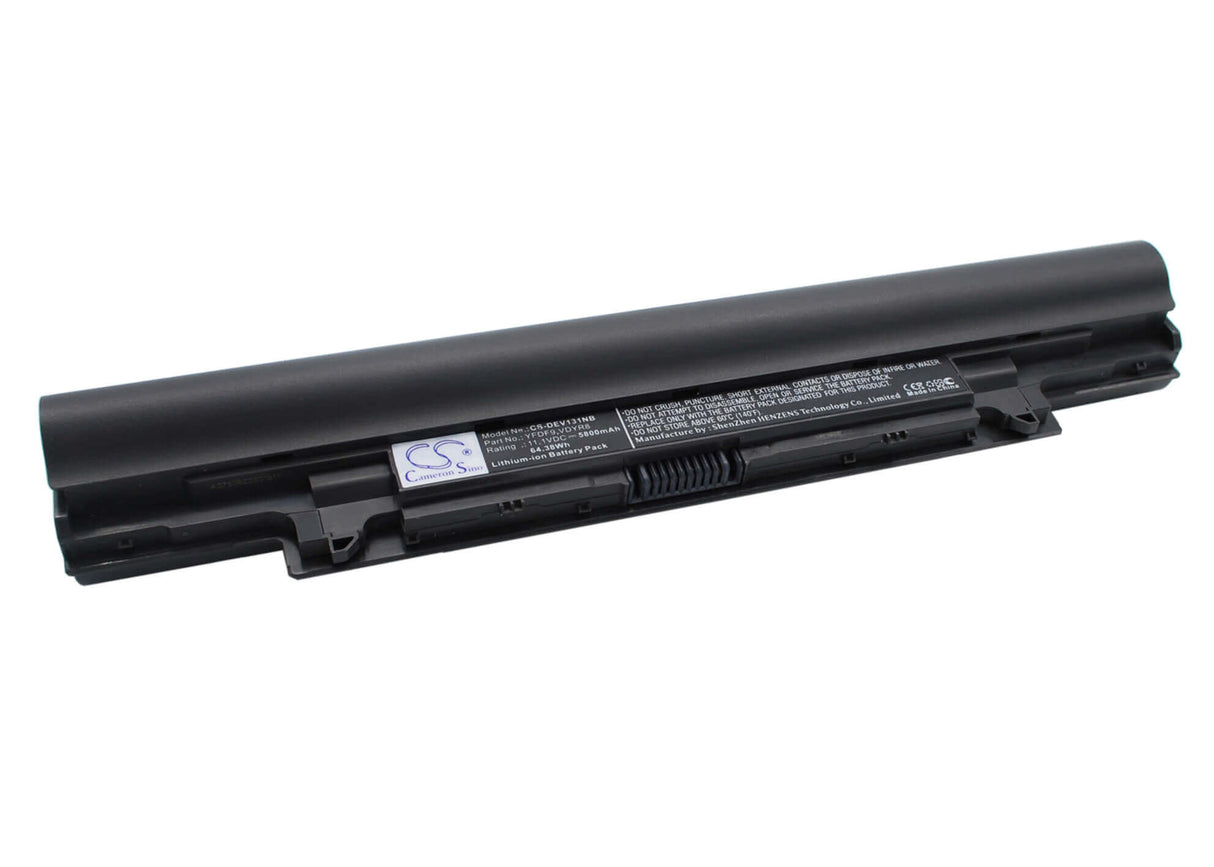 Black Battery For Dell Latitude 3340, Vostro V131 2 Series 11.1v, 4400mah - 48.84wh Notebook, Laptop Cameron Sino Technology Limited   