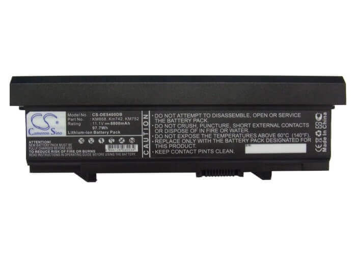 Black Battery For Dell Latitude E5400, Latitude E5500 11.1v, 8800mah - 97.68wh Notebook, Laptop Cameron Sino Technology Limited (Suspended)   