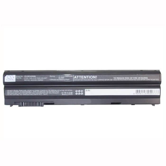 Black Battery For Dell Latitude E5420, Latitude E5520, Inspiron 15r (5520) 11.1v, 4400mah - 48.84wh Notebook, Laptop Cameron Sino Technology Limited   