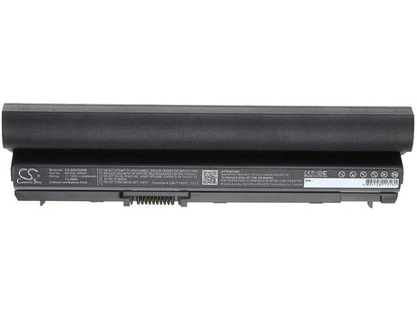 Black Battery For Dell Latitude E6120, Latitude E6220, Latitude E6230 11.1v, 6600mah - 73.26wh Notebook, Laptop Cameron Sino Technology Limited   