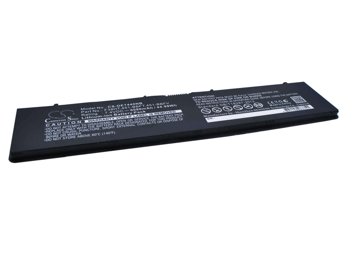 Notebook Battery For Dell Latitude E7440, Latitude 14 7000, Latitude E7450 7.4v, 6080mah - 44.99wh Notebook, Laptop Cameron Sino Technology Limited