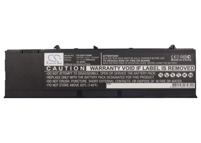 Notebook Battery For Dell Latitude Xt3 11.1v, 3600mah - 39.96wh Notebook, Laptop Cameron Sino Technology Limited