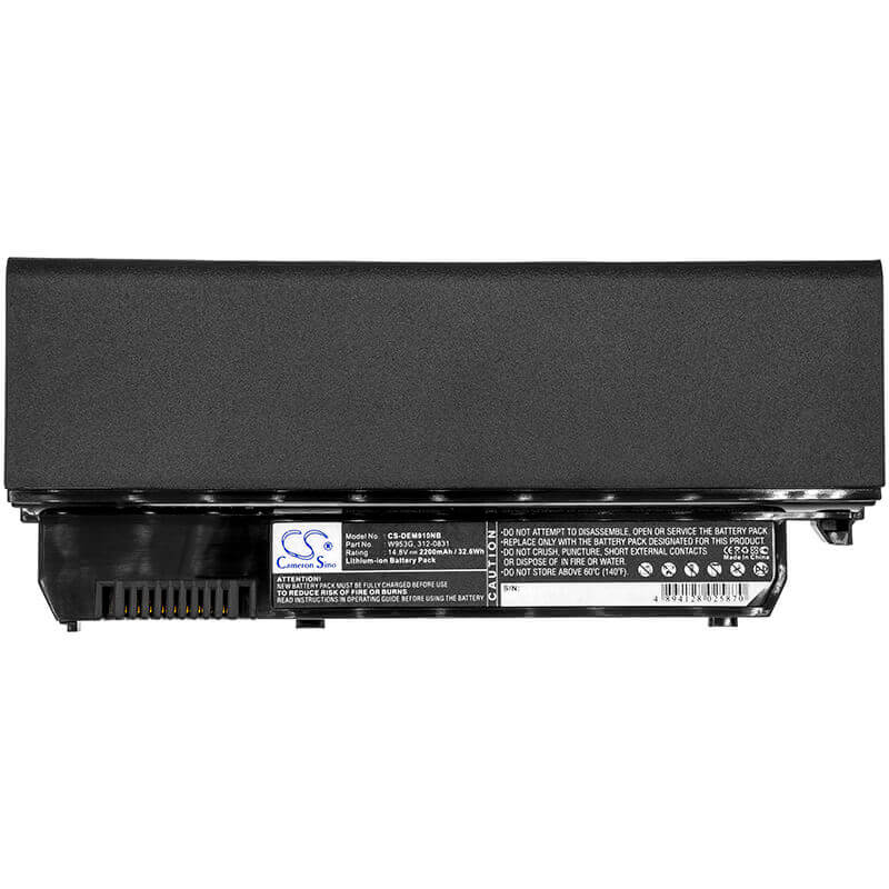 Black Battery For Dell Mimi 9, Inspiron 910, Pp39s 14.8v, 2200mah - 32.56wh Notebook, Laptop Cameron Sino Technology Limited   