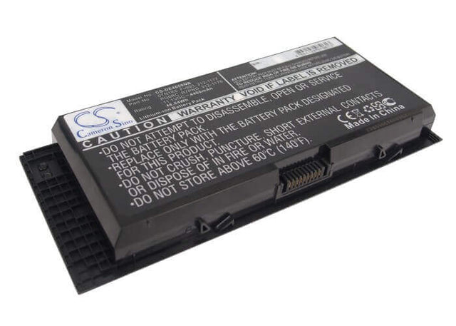 Black Battery For Dell Precision M4600, Precision M4700, Precision M6600 11.1v, 4400mah - 48.84wh Notebook, Laptop Cameron Sino Technology Limited   