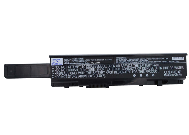 Black Battery For Dell Studio 1535, Studio 1536, Studio 1537 11.1v, 6600mah - 73.26wh Notebook, Laptop Cameron Sino Technology Limited   