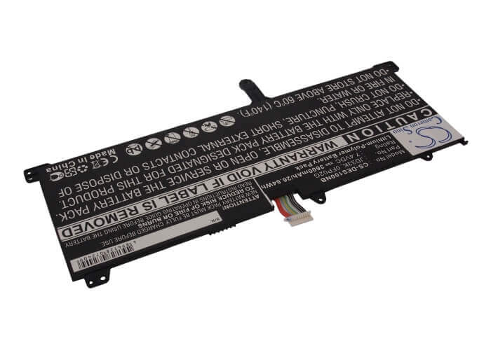 Black Battery For Dell Xps 10 7.4v, 3600mah - 26.64wh Notebook, Laptop Cameron Sino Technology Limited   