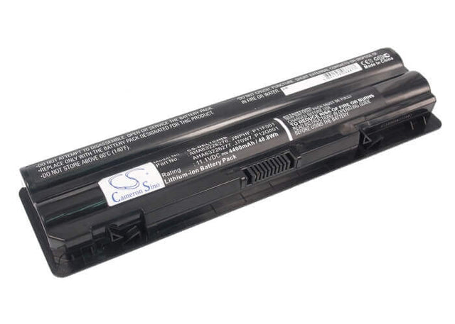Black Battery For Dell Xps 14, Xps 14 (l401x), Xps 15 11.1v, 4400mah - 48.84wh Notebook, Laptop Cameron Sino Technology Limited   