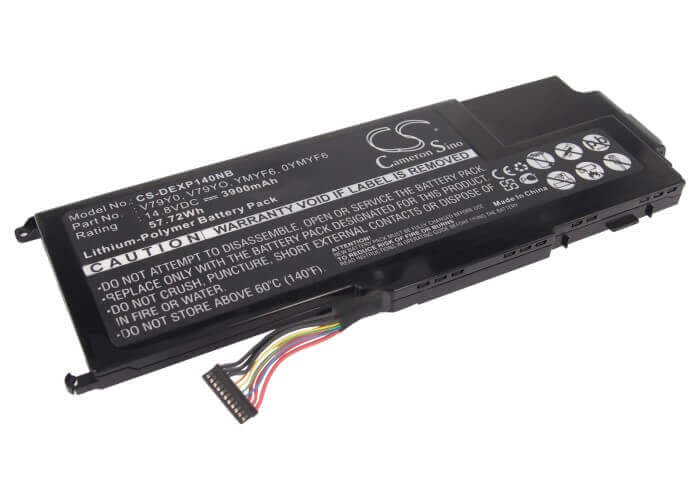 Black Battery For Dell Xps 14z, Xps 14z-l412x, Xps 14z-l412z 14.8v, 3900mah - 57.72wh Notebook, Laptop Cameron Sino Technology Limited   