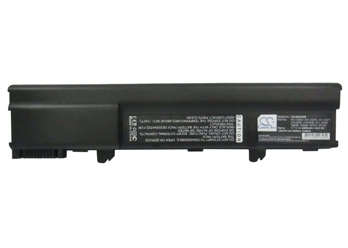 Black Battery For Dell Xps M1210 11.1v, 4400mah - 48.84wh Notebook, Laptop Cameron Sino Technology Limited (Suspended)