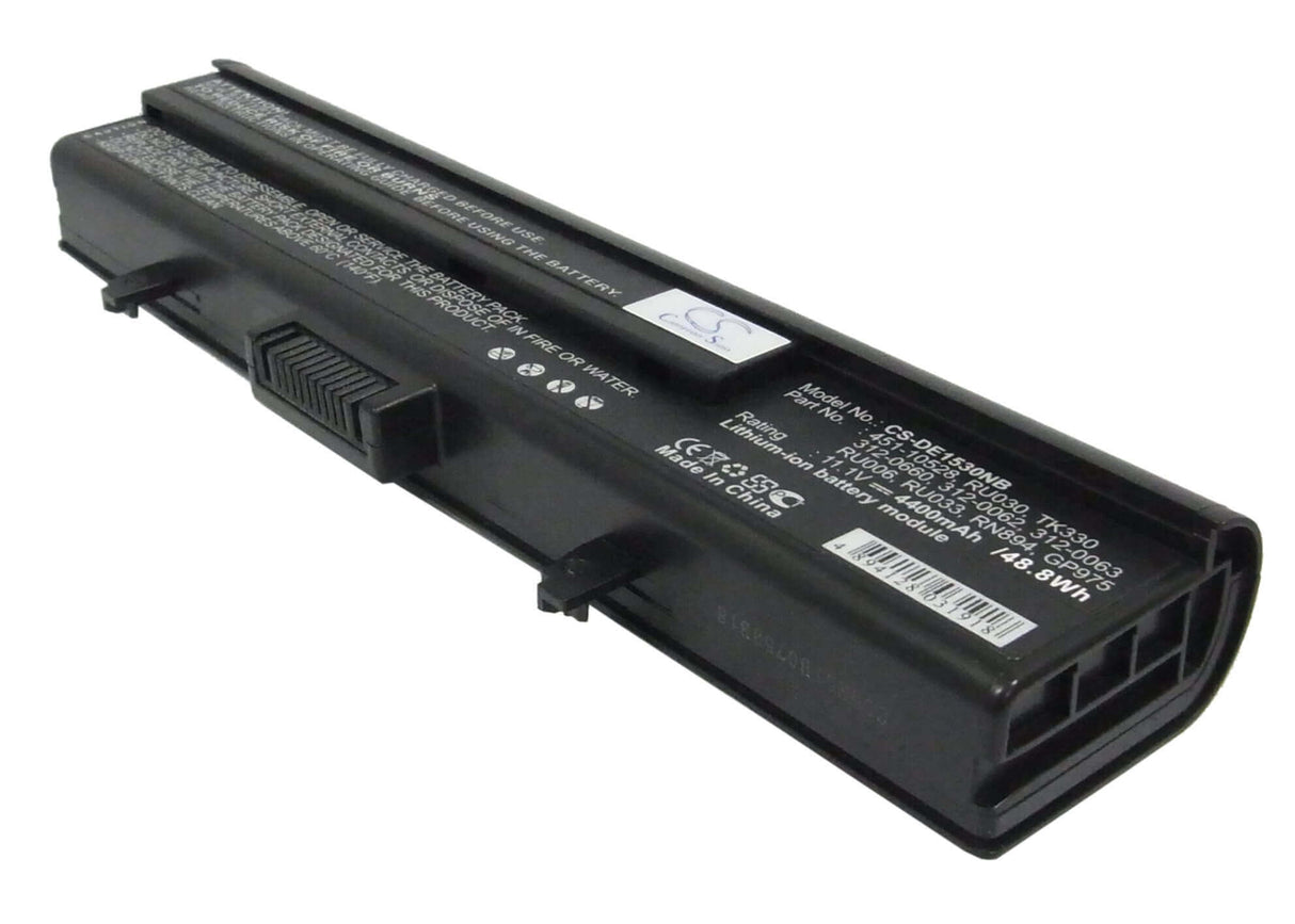 Black Battery For Dell Xps M1530, Xps M1500 11.1v, 4400mah - 48.84wh Notebook, Laptop Cameron Sino Technology Limited   