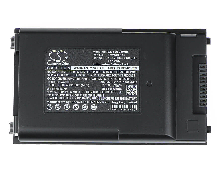 Notebook Battery For Fujitsu Fmv-biblo Mg50ln, Fmv-biblo Mg50kn, Lifebook S6000 10.8v, 4400mah - 47.52wh Notebook, Laptop Cameron Sino Technology Limited
