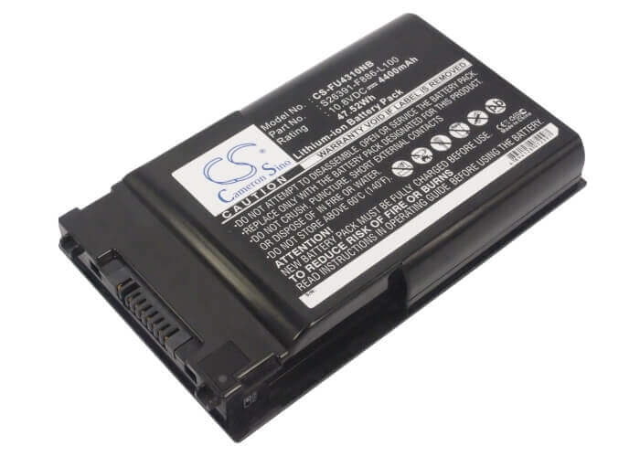 Black Battery For Fujit'su Lifebook T1010, Lifebook T1010la, Lifebook T4310 10.8v, 4400mah - 47.52wh Notebook, Laptop Cameron Sino Technology Limited (Suspended)