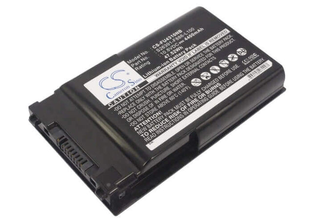 Black Battery For Fujit'su Lifebook T1010, Lifebook T1010la, Lifebook T4310 10.8v, 4400mah - 47.52wh Notebook, Laptop Cameron Sino Technology Limited (Suspended)