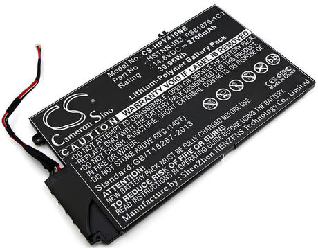 Black Battery For Hp Envy 1050ca, El04xl, Pn-c102 14.8v, 2700mah - 54.76wh Notebook, Laptop Cameron Sino Technology Limited