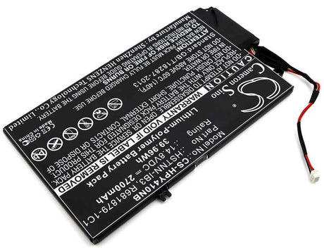 Black Battery For Hp Envy 1050ca, El04xl, Pn-c102 14.8v, 2700mah - 54.76wh Notebook, Laptop Cameron Sino Technology Limited