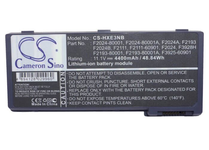 Black Battery For Hp Omnibook Xe3b-f2305w, Omnibook Xe3-gf-f3966h, Omnibook Xe3b-f2311wt 11.1v, 4400mah - 48.84wh Batteries for Electronics Cameron Sino Technology Limited (Suspended)   