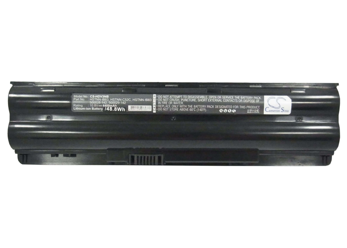 Black Battery For Hp Pavilion Dv3-1000, Pavilion Dv3-1001tx, Pavilion Dv3-1051xx 10.8v, 4400mah - 47.52wh Notebook, Laptop Cameron Sino Technology Limited (Suspended)