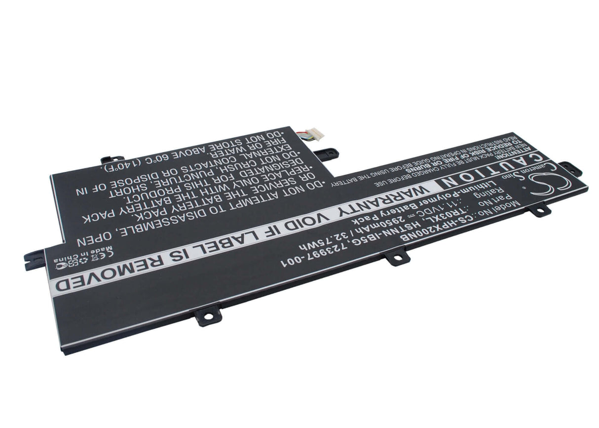 Black Battery For Hp Split X2 13-g110dx, Tpn-w110 11.1v, 2950mah - 32.75wh Notebook, Laptop Cameron Sino Technology Limited   