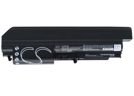 Black Battery For Ibm Thinkpad T61 7659, Thinkpad T400 2764, Thinkpad T61 6480 10.8v, 4400mah - 47.52wh Notebook, Laptop Cameron Sino Technology Limited   