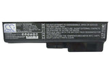 Black Battery For Lenovo 3000 G430 4152, 3000 G430 4153, 3000 G430 11.1v, 4400mah - 48.84wh Notebook, Laptop Cameron Sino Technology Limited   