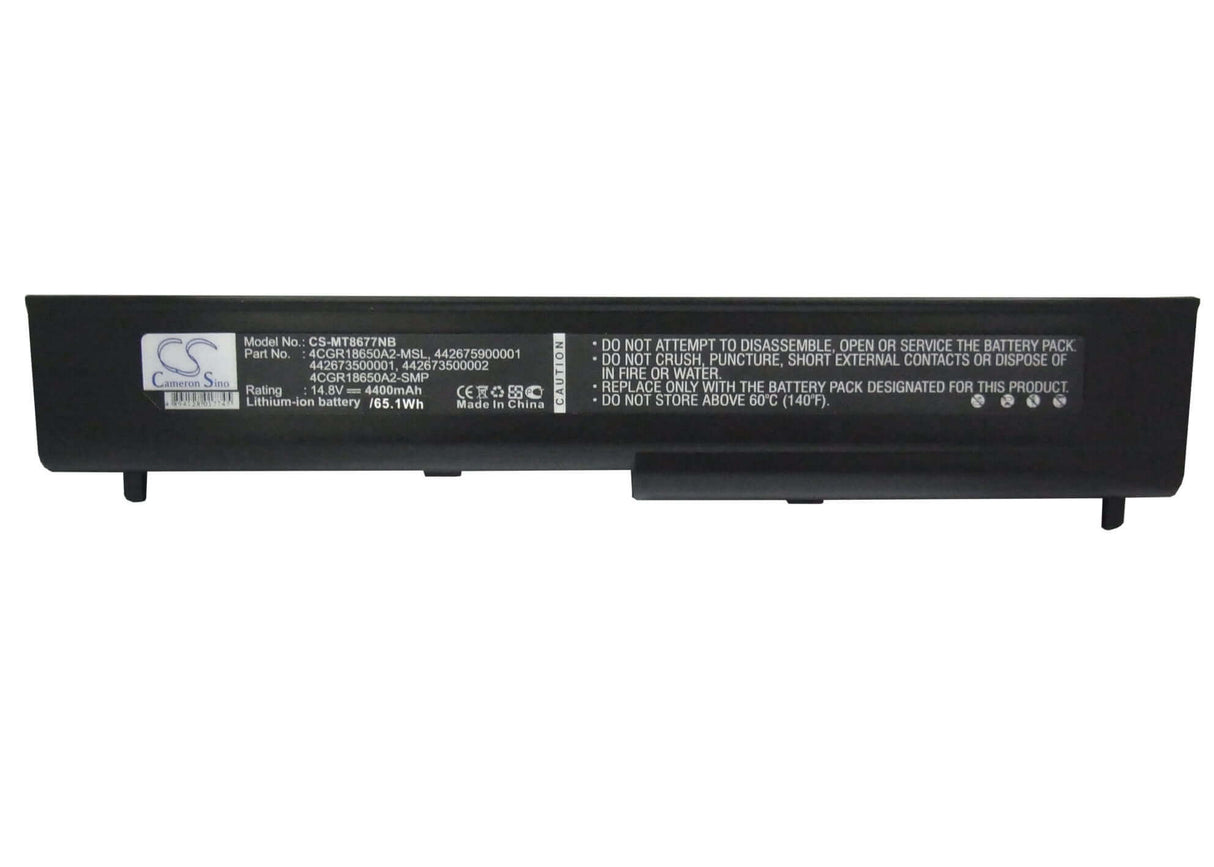 Black Battery For Lenovo E100 14.8v, 4400mah - 65.12wh Batteries for Electronics Cameron Sino Technology Limited (Suspended)   