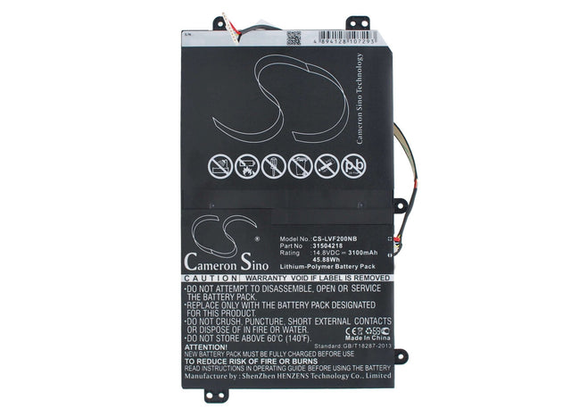 Black Battery For Lenovo Ideacentre Flex 20 14.8v, 3100mah - 45.88wh Notebook, Laptop Cameron Sino Technology Limited (Suspended)