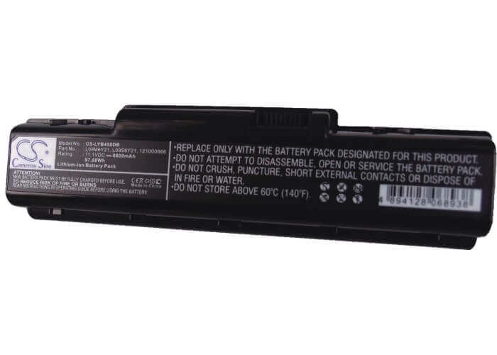 Black Battery For Lenovo Ideapad B450, Ideapad B450a, Ideapad B450l 11.1v, 8800mah - 97.68wh Notebook, Laptop Cameron Sino Technology Limited (Suspended)   