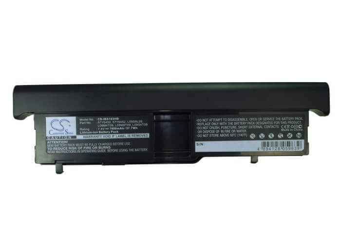 Black Battery For Lenovo Ideapad S10-3t, Ideapad S10-3t 0651, Ideapad S10-3t 0651-37u 7.4v, 7800mah - 57.72wh Notebook, Laptop Cameron Sino Technology Limited (Suspended)   