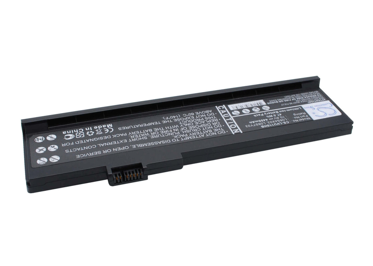 Black Battery For Lenovo Ideapad U110, Ideapad U110 11306, Ideapad U110 2304 10.8v, 4400mah - 47.52wh Notebook, Laptop Cameron Sino Technology Limited (Suspended)