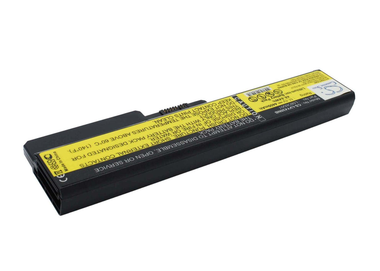 Black Battery For Lenovo Ideapad Y430, Ideapad Y430g, Ideapad Y430a 11.1v, 4400mah - 48.84wh Notebook, Laptop Cameron Sino Technology Limited   