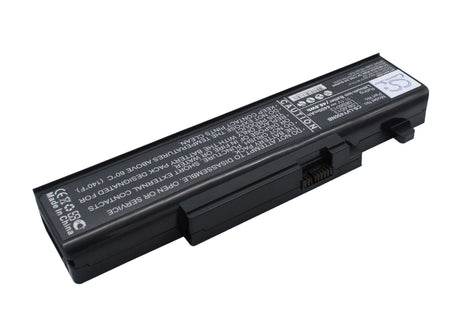 Black Battery For Lenovo Ideapad Y450, Ideapad Y450 20020, Ideapad Y450 4189 11.1v, 4400mah - 48.84wh Notebook, Laptop Cameron Sino Technology Limited   