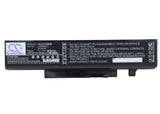 Black Battery For Lenovo Ideapad Y460, Ideapad Y560, Ideapad Y460a-ith 11.1v, 4400mah - 48.84wh Notebook, Laptop Cameron Sino Technology Limited   