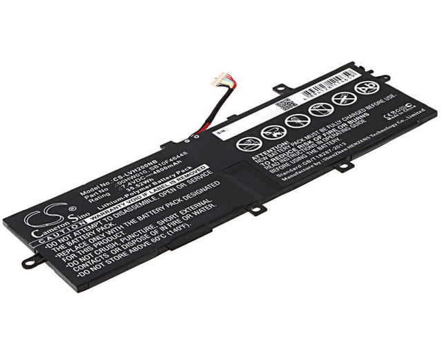 Black Battery For Lenovo Thinkpad Helix 2 7.4v, 4800mah - 35.52wh Notebook, Laptop Cameron Sino Technology Limited   