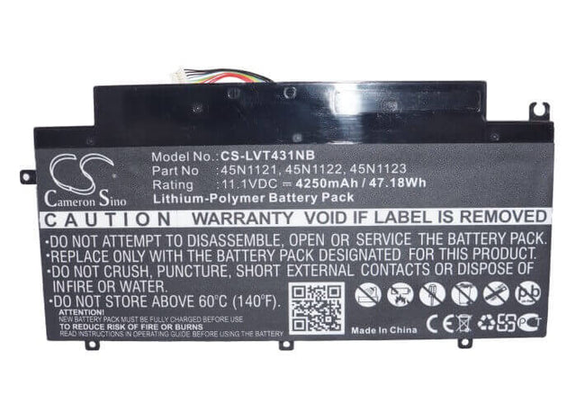 Notebook battery For Lenovo Thinkpad T431s 11.1v, 4250mah - 47.18wh Notebook, Laptop Cameron Sino Technology Limited